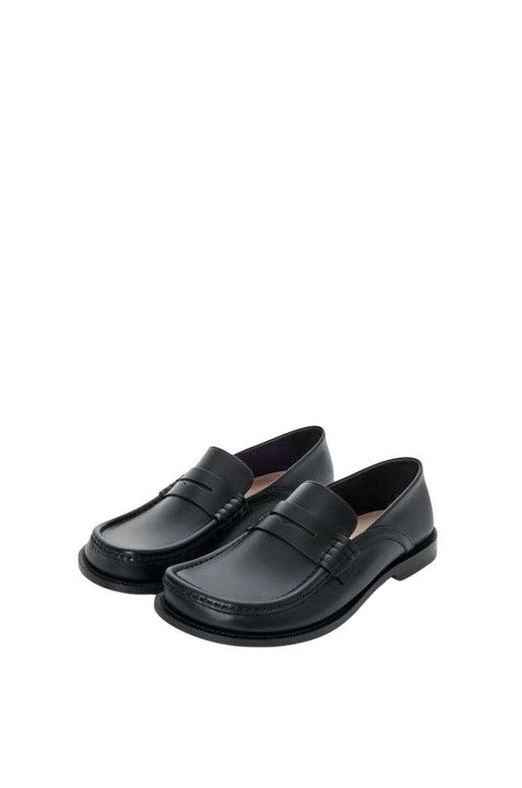 Loewe Sleek Calf Leather Loafers