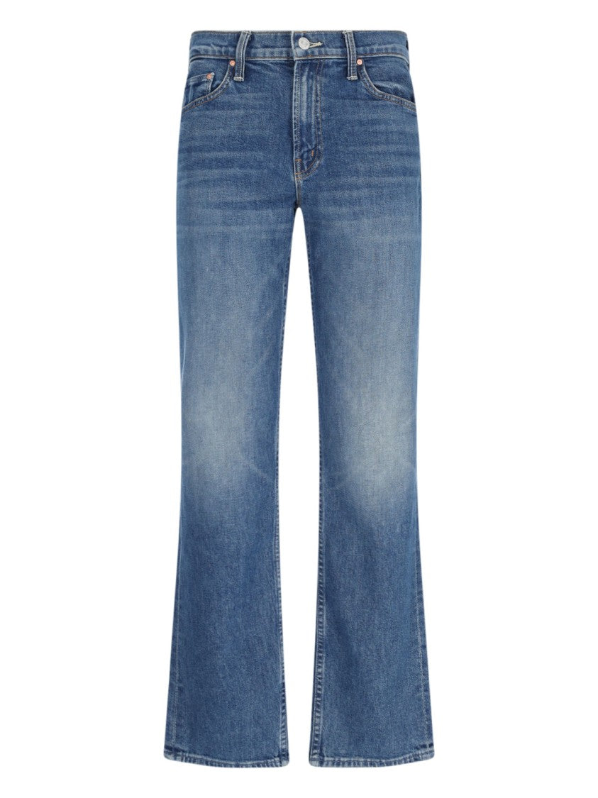 Mother "The Dodger Sneak" Straight Jeans – Blue