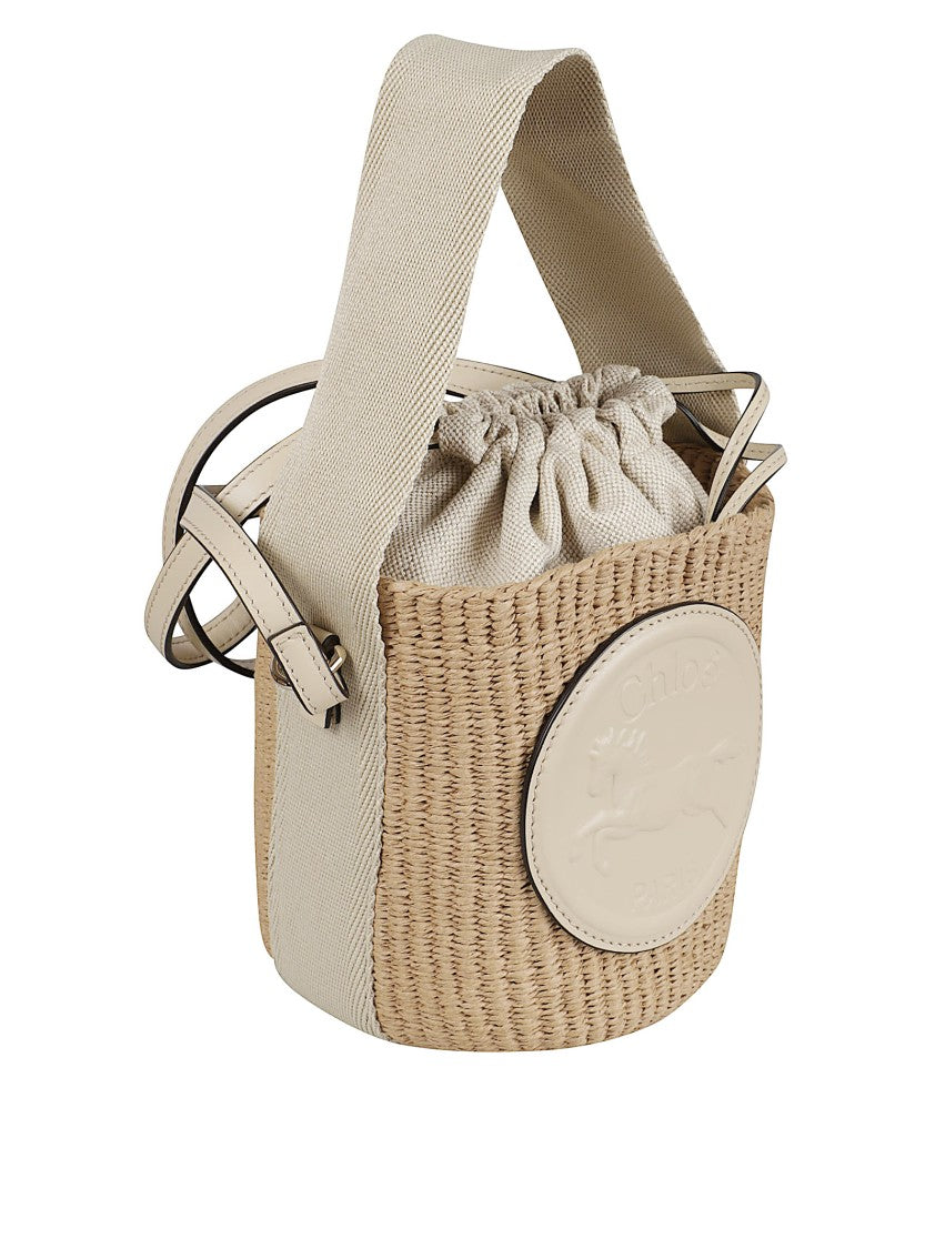 Chloé Bucket-Style Bag With Wide Fabric Shoulder Strap