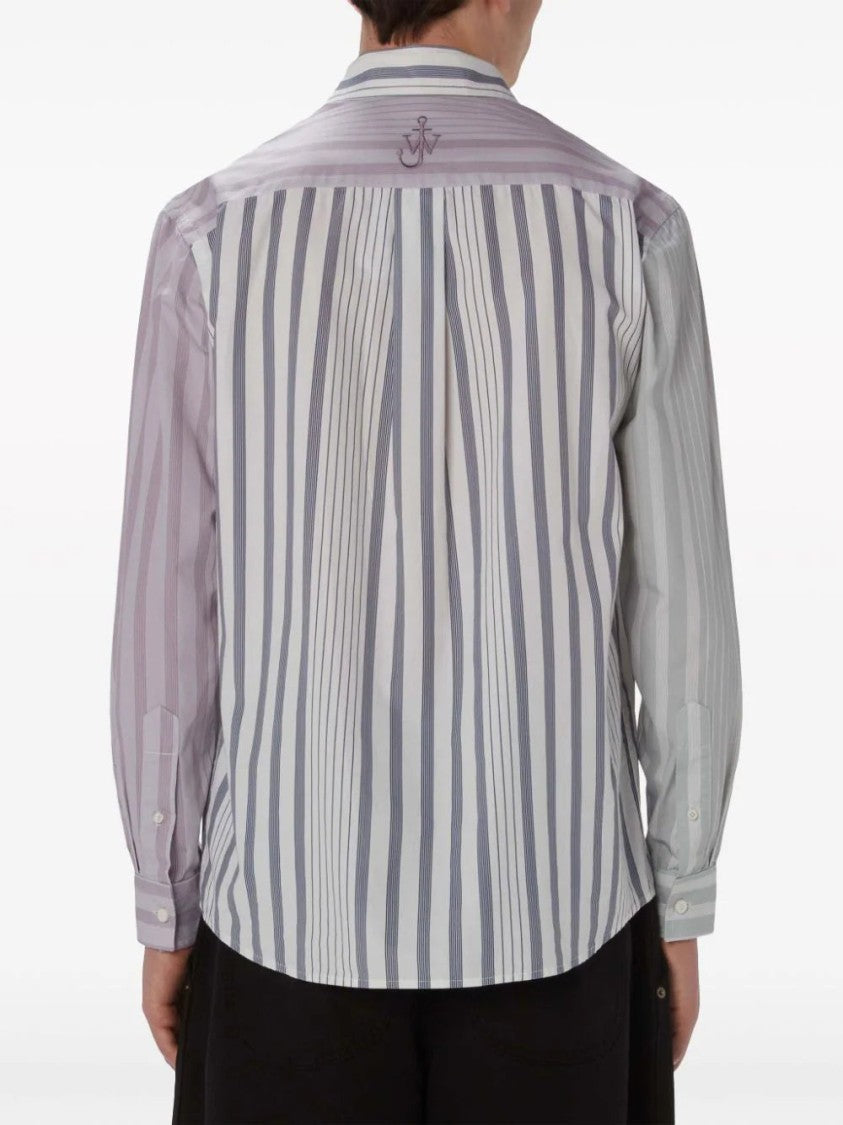 J. W. Anderson Panelled Stripe-Print Shirt