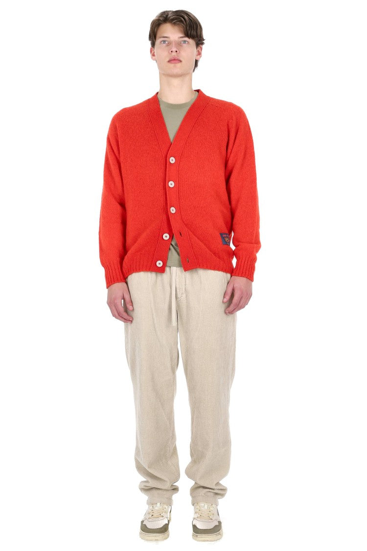 Howlin Shetland Shaggy Bear Boxy Fit Wool Cardigan