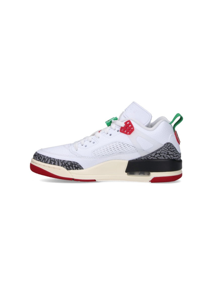 Nike "Jordan Spizike Low" Sneakers, In White Leather