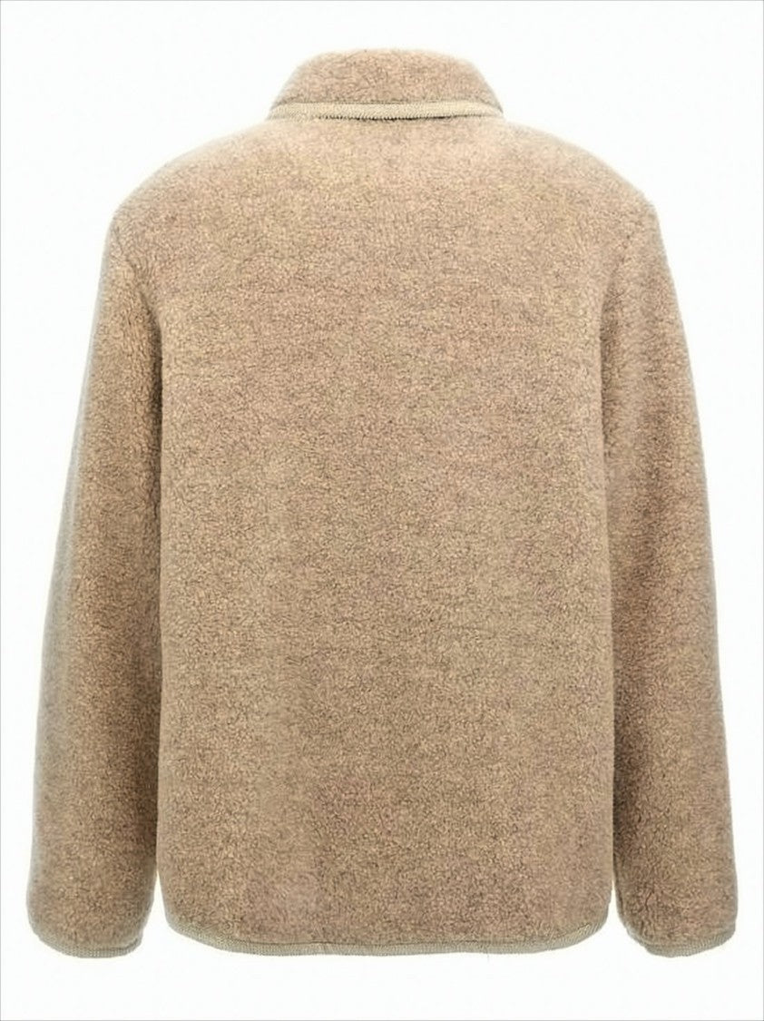 A.P.C. Boxy Wool Jacket With Textured Finish