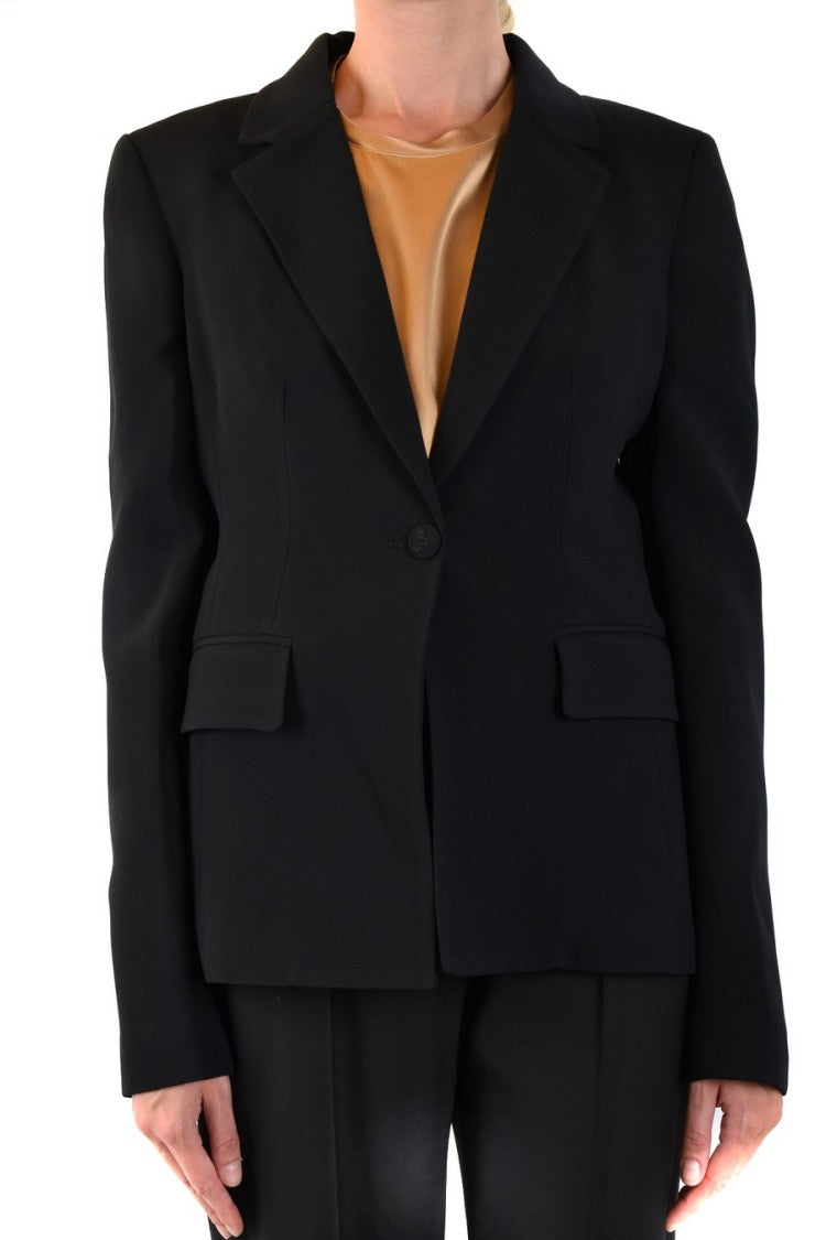 Philipp Plein Tailored Black Blazer With Structured Shoulders