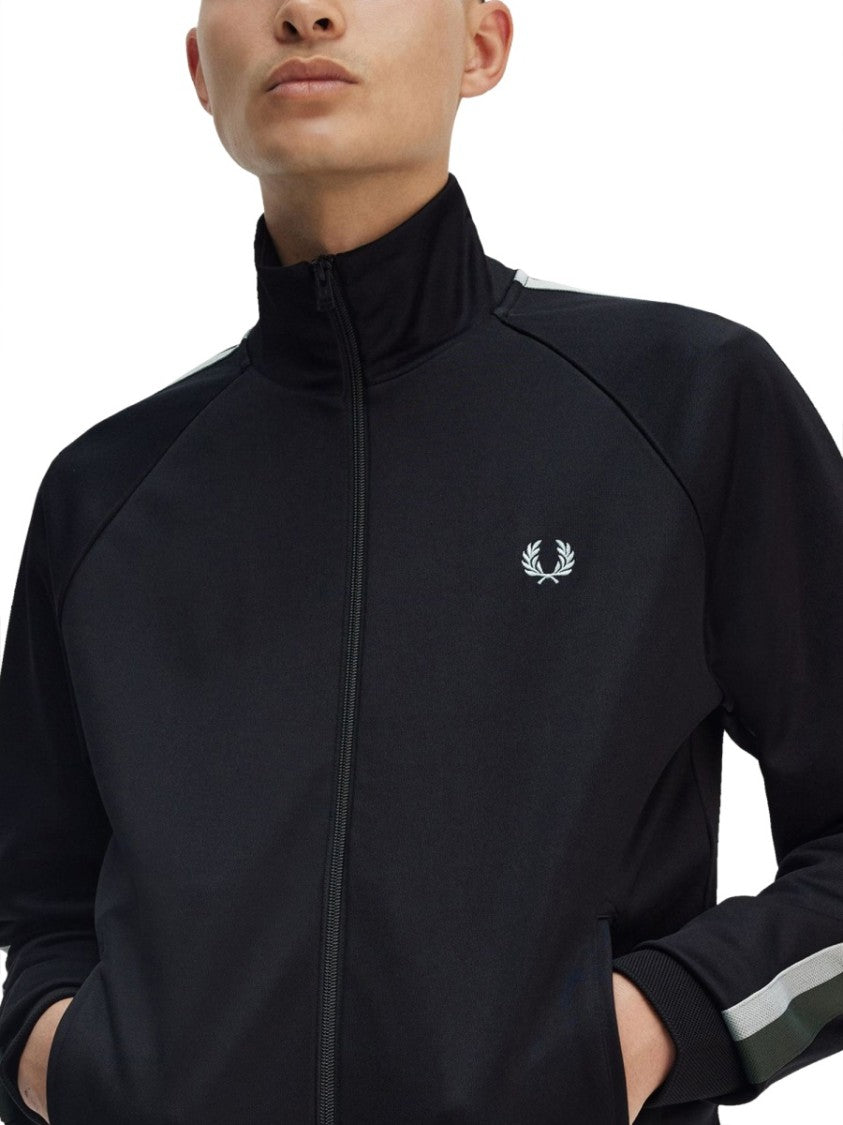 Fred Perry Tailored Track Jacket With High Collar