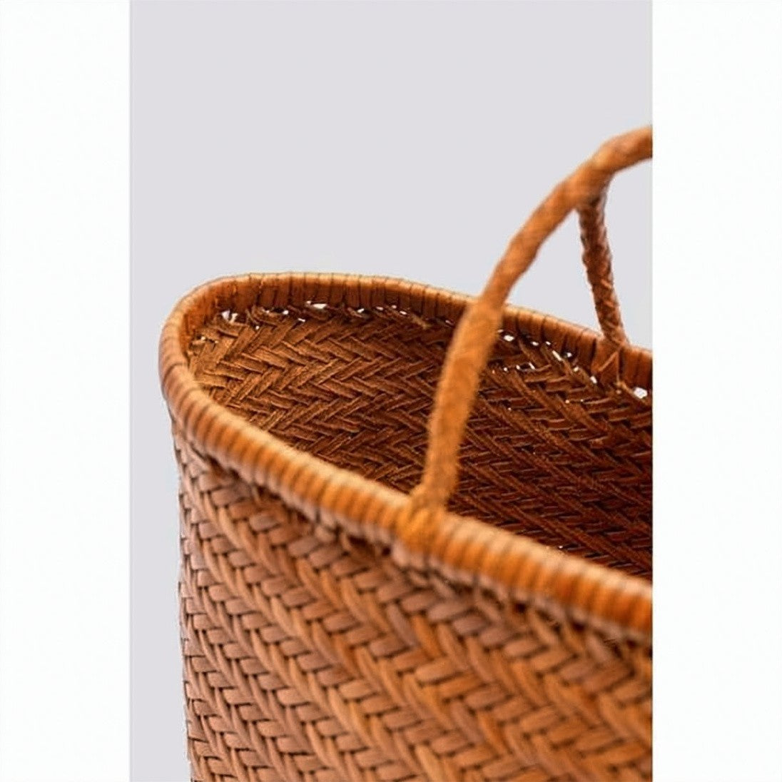 Dragon Diffusion Woven Calf Leather Tote Bag With Braided Handles