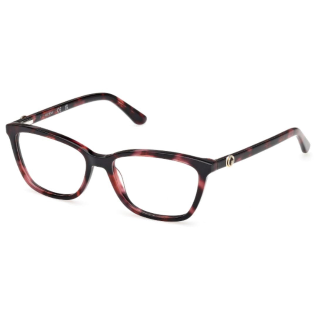 Guess Gu50310 Tortoiseshell Rectangular Eyeglasses