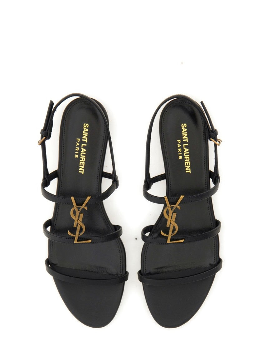 Saint Laurent Cassandra Flat Sandal