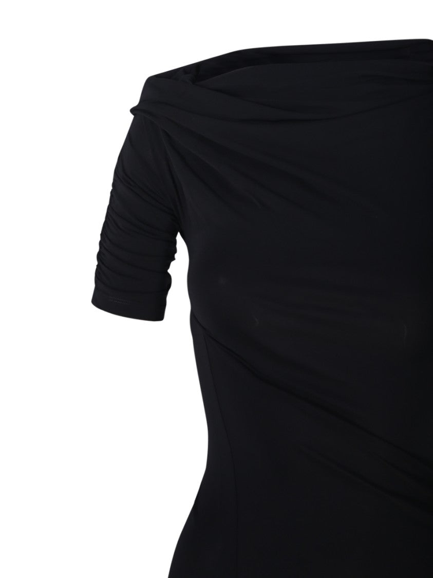 Jacquemus La Mini Robe Drapeado Skirt
