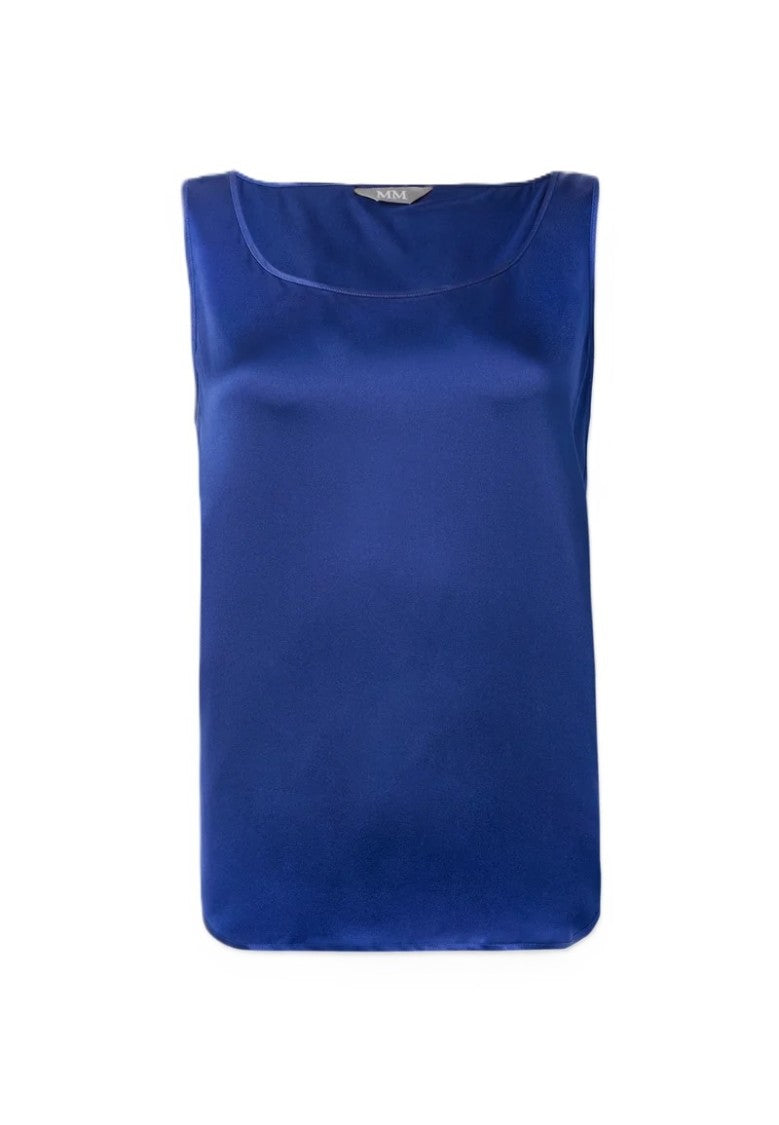 Max Mara Silk-Blend Sleeveless Top With Design