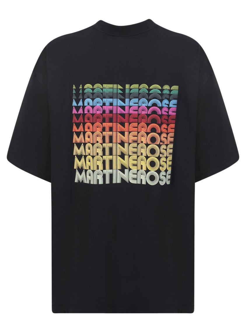 Martine Rose Oversized Fit Black T-Shirts