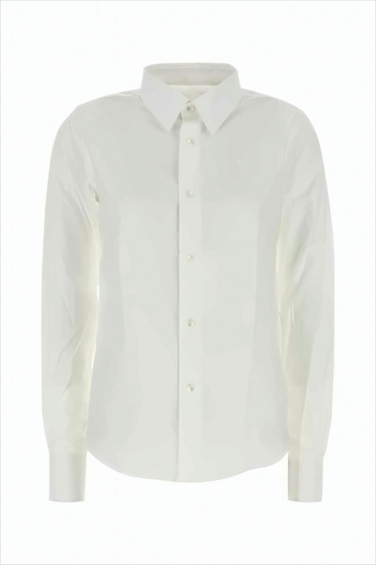 Ami Classic White Button-Up Shirt With Tailored Fit