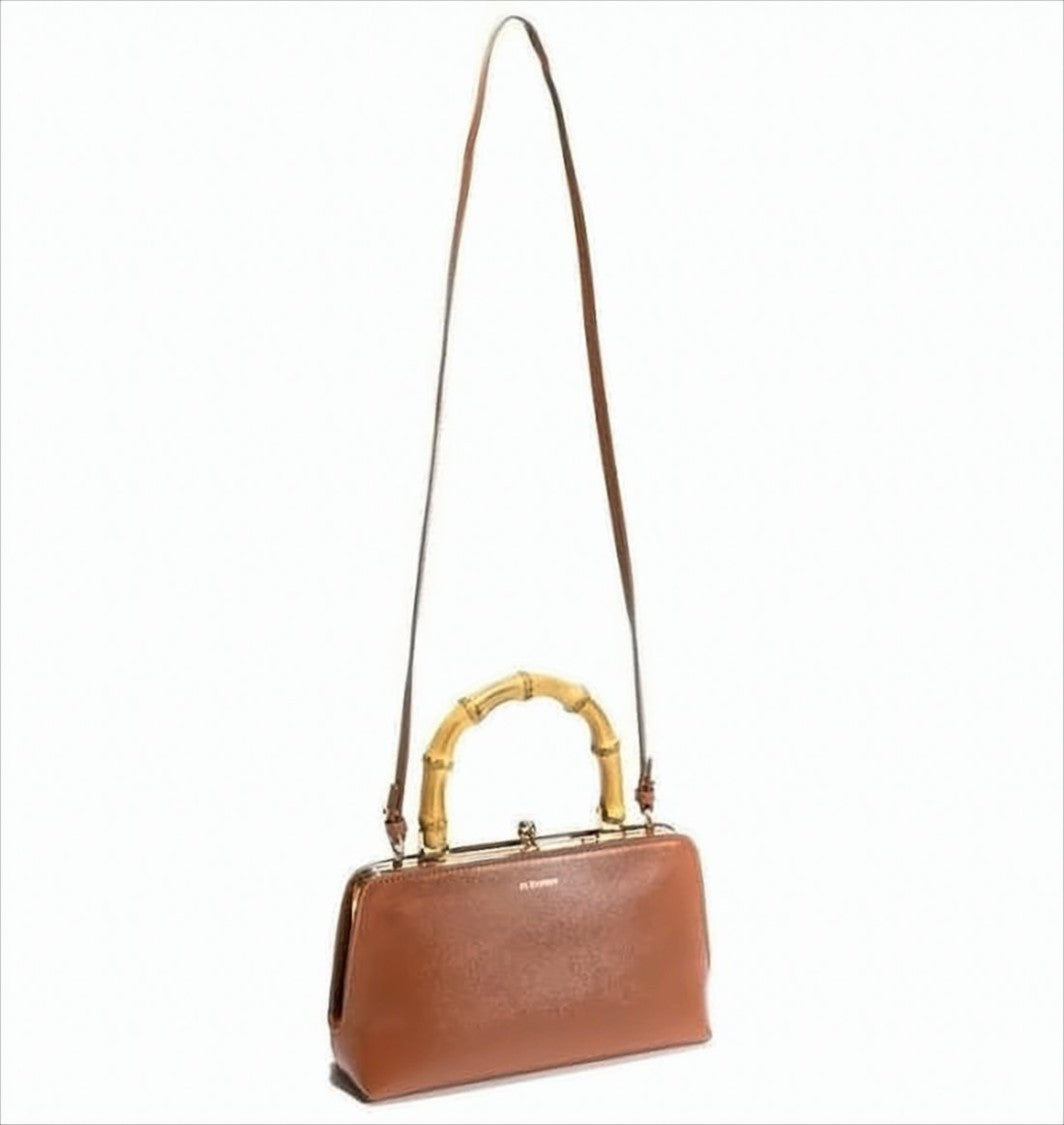 Jil Sander Rectangular Crossbody Bag With Bamboo-Style Handle