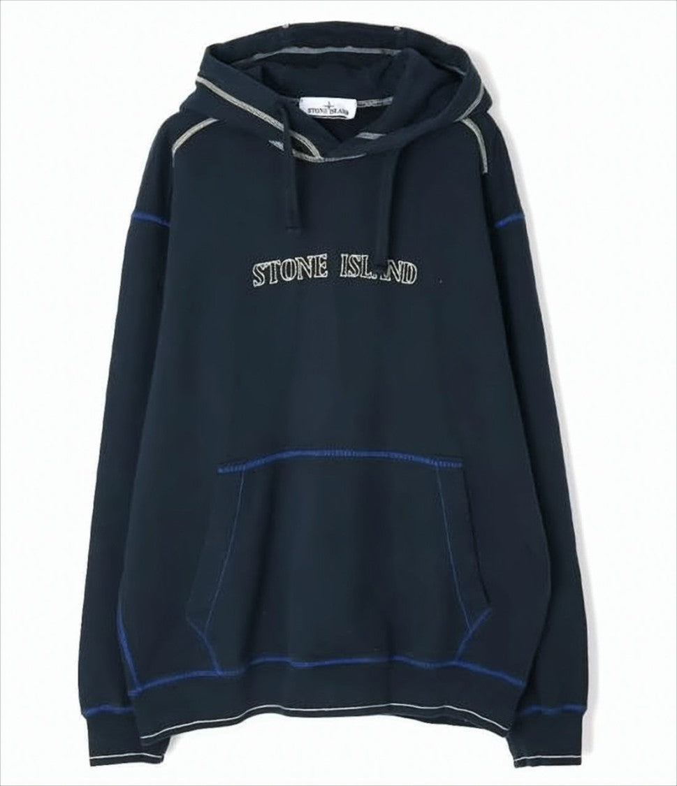 Stone Island Relaxed-Fit Hooded Sweatshirt With Front Kangaroo Pocket
