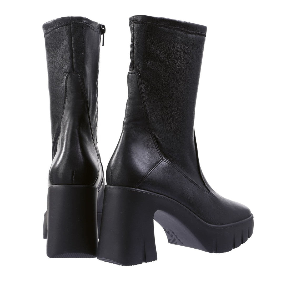 Högl Black Jessy High Block Heel Ankle Boots