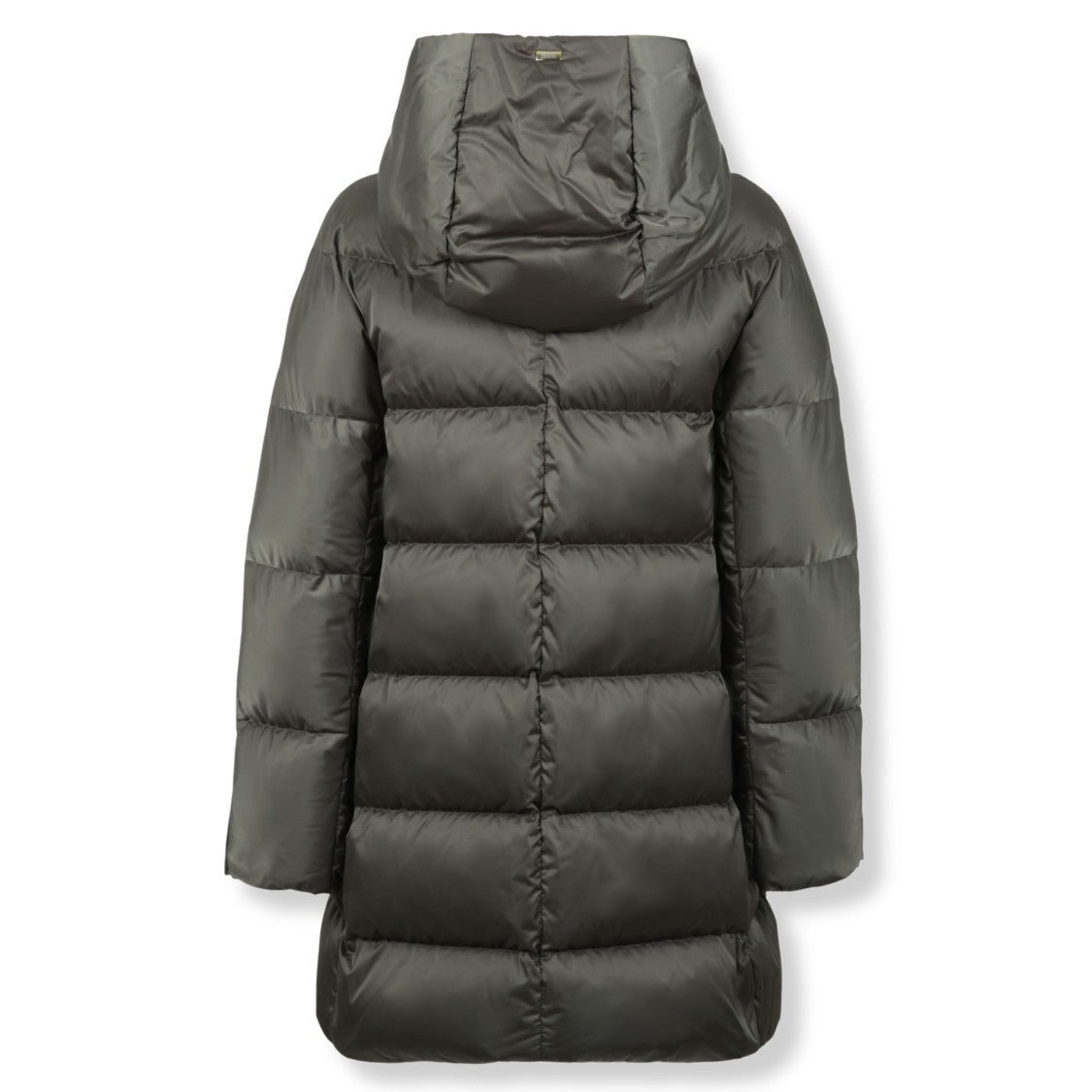 Herno A-Shape Satin Hooded Outerwear