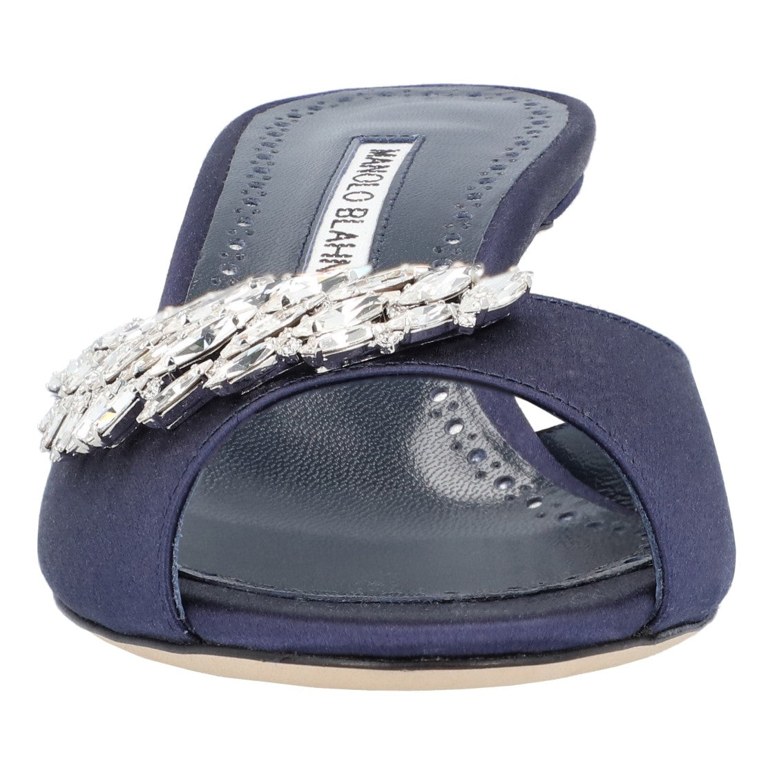 Manolo Blahnik Lumada Fabio 050 Mule Blue