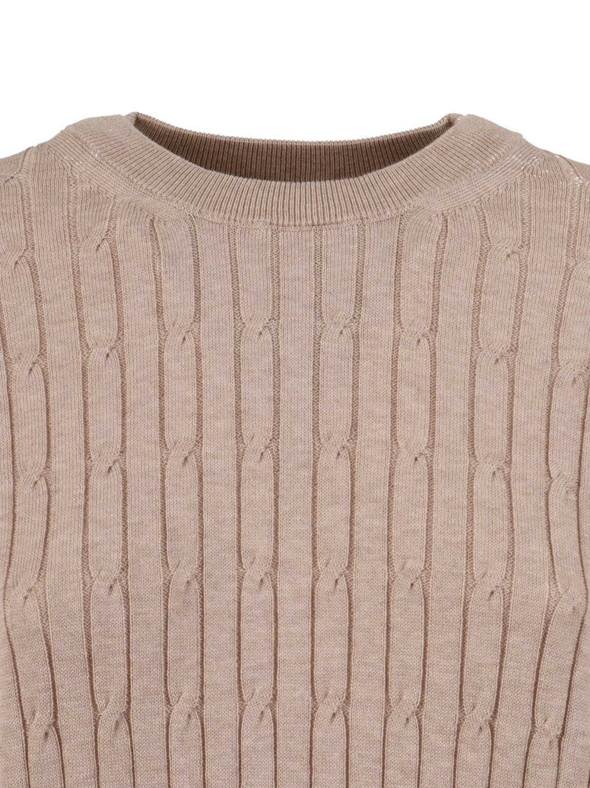 Peserico Textured Cable Knit Sweater