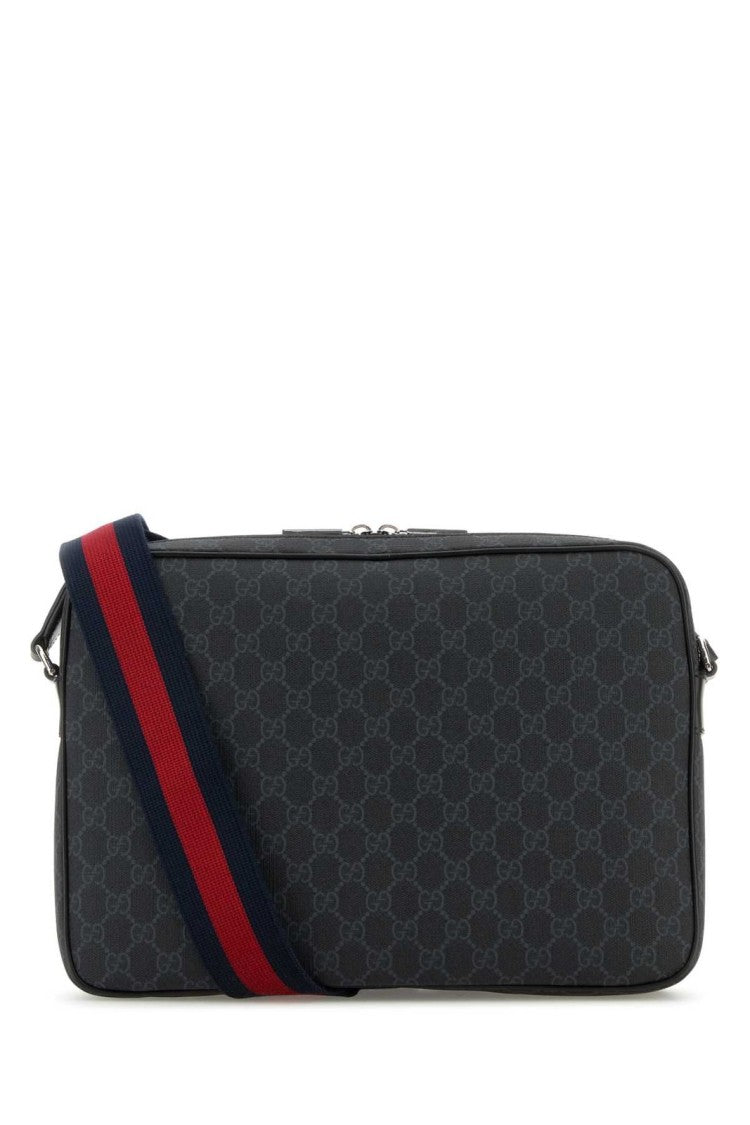 Gucci Rectangular Canvas Crossbody Bag