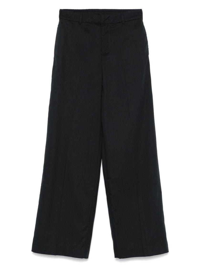 Pt Torino Wide-Leg Trousers With Tailored Finish