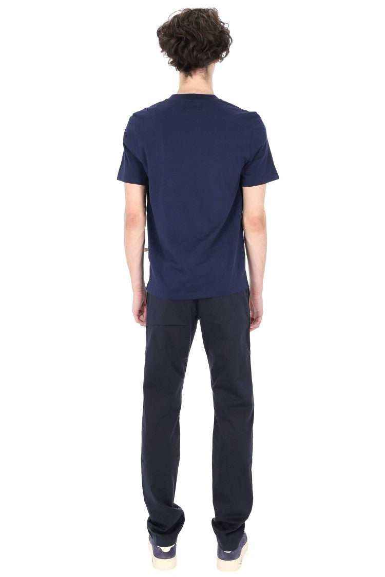 Jacob Cohen Blue Resort Auto Cabrio Cotton T-Shirt