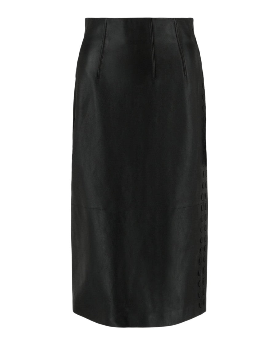 Alexander Mcqueen Leather Pencil Skirt
