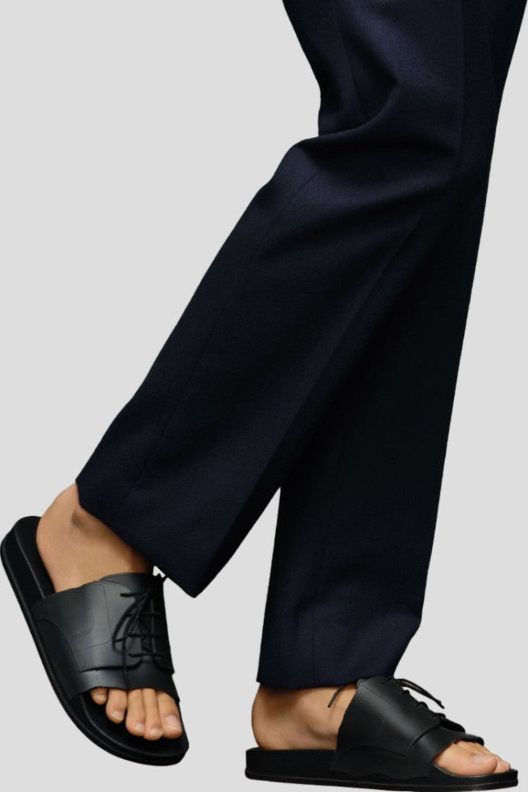 Maison Margiela Black Rubber Slides