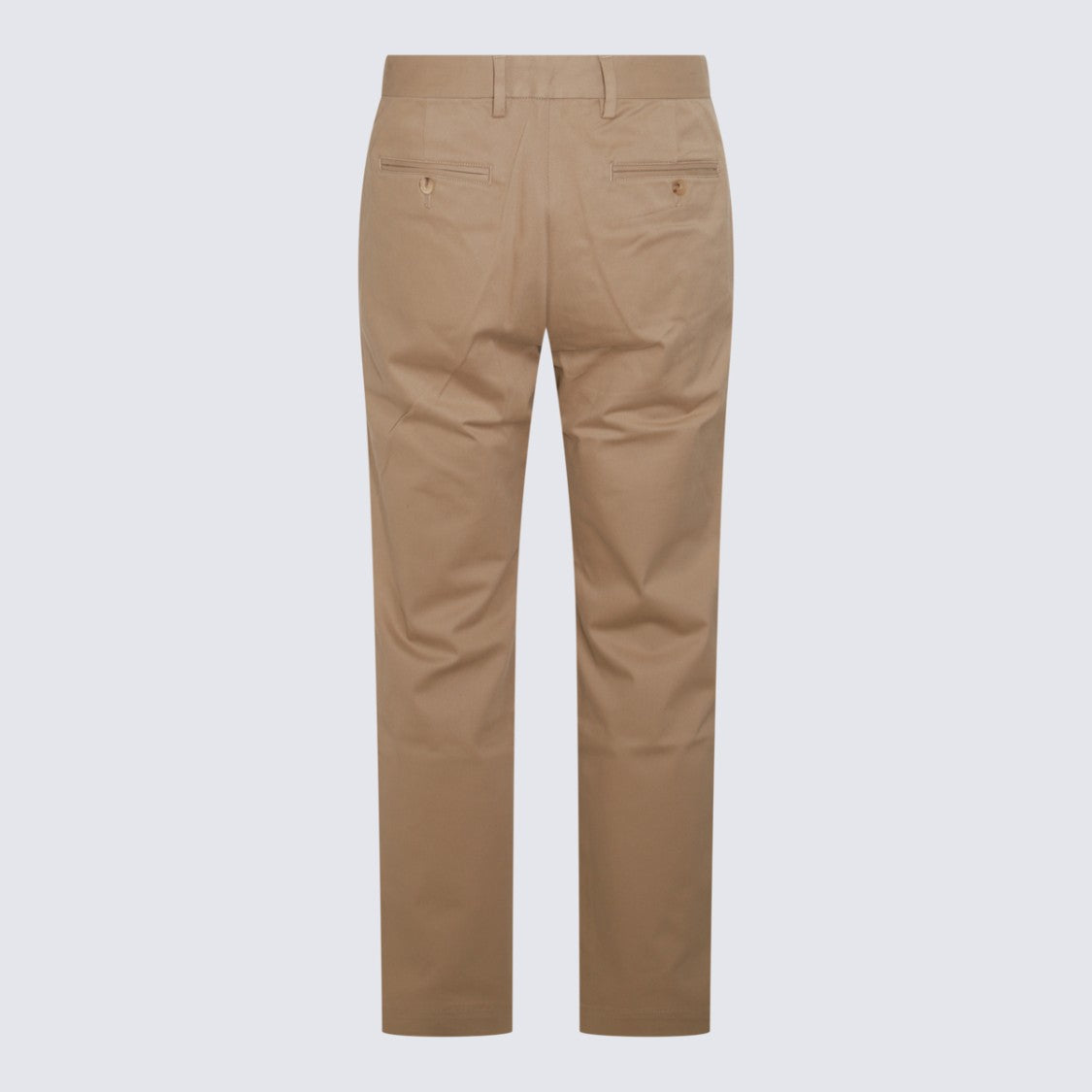 Saint Laurent Straight-Leg Trousers With Tailored Fit And Buttoned Welt Pockets