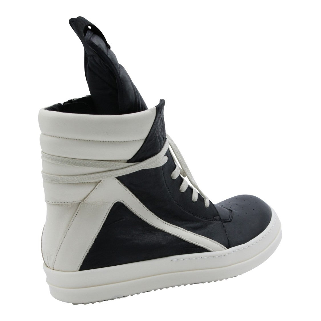 Rick Owens High-Top Sneakers With Color Block