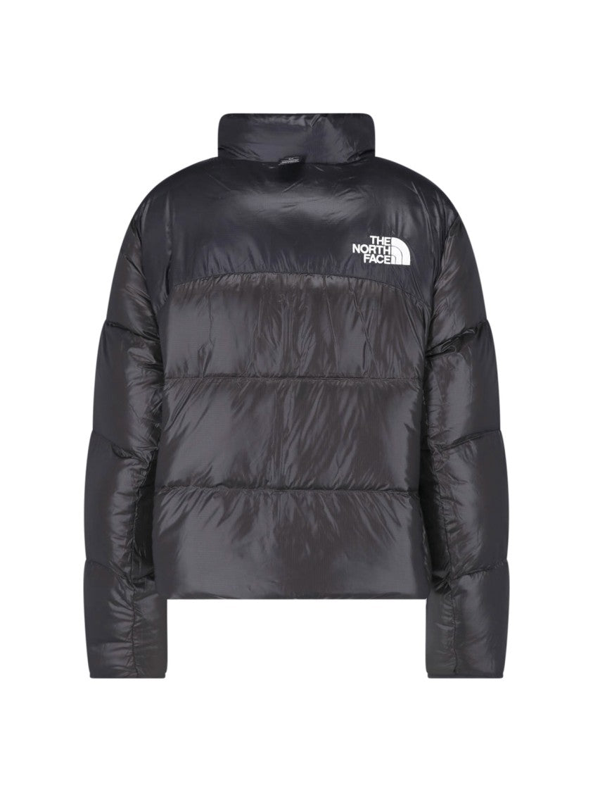 The North Face Grey Pertex Nuptse Reversible Puffer Jacket
