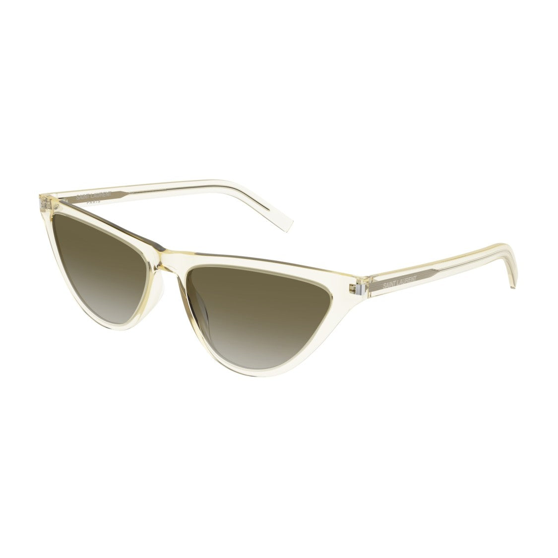 Saint Laurent Sl 550 Slim Translucent Acetate Cat-Eye Sunglasses