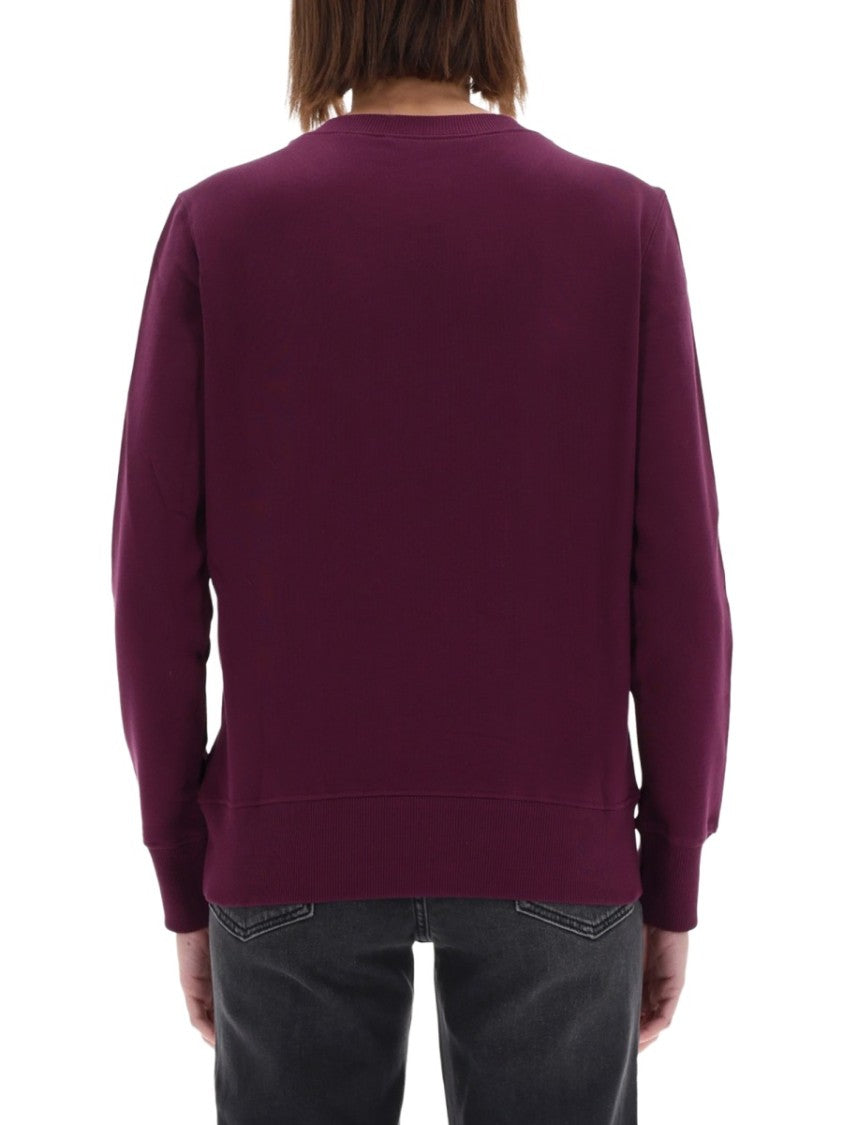Versace Jeans Couture Bordeaux Deep Purple Logo Sweatshirt