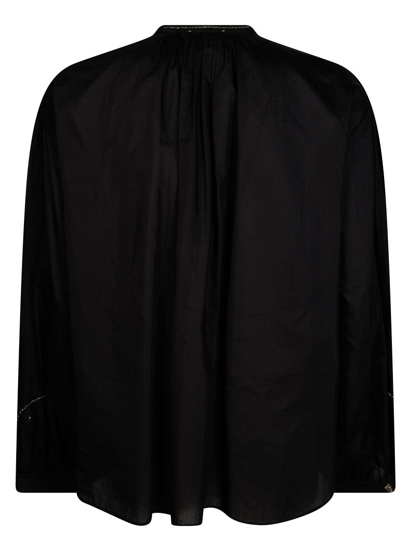Forte Forte Eastern Flowers Embroidery Voile Blouse
