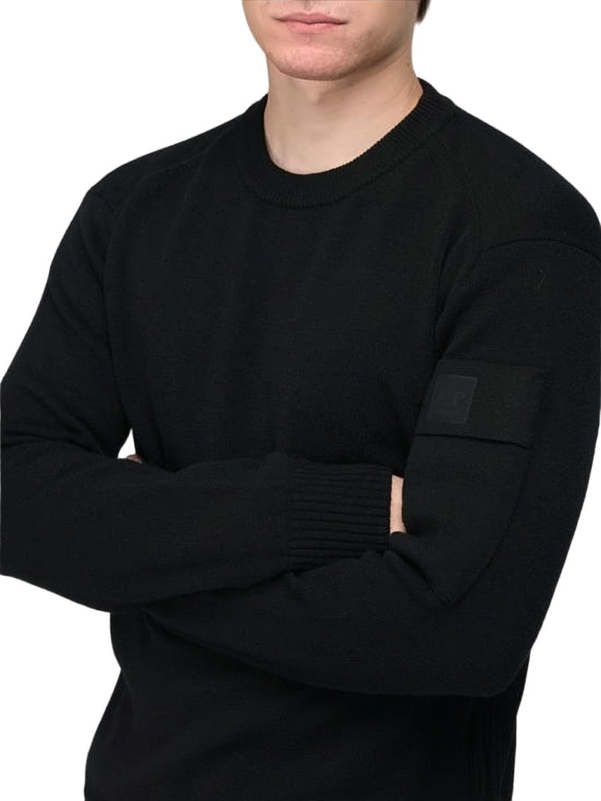 C.P. Company Crew Neck Sweater With Textured Knit