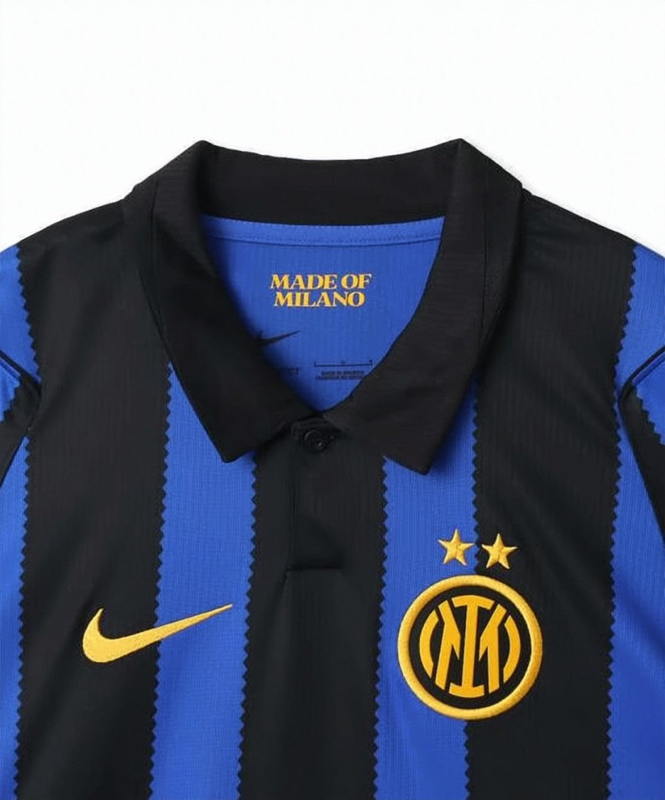 Nike Vertical Stripe Polo Shirt With Textured Fabric