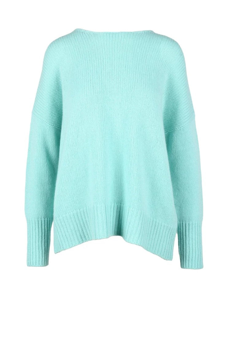 Nobili Aqua Green Cashmere Sweater