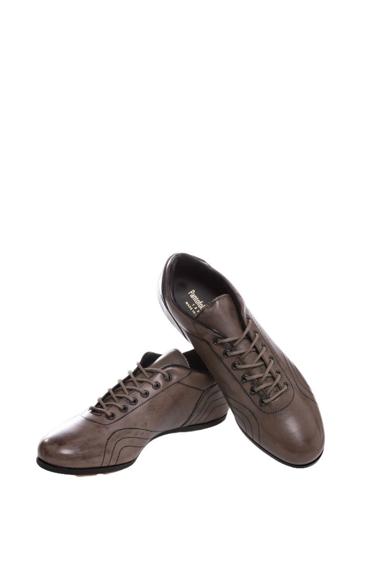 Pantofola D'oro White Italian Leather Support Cupsole Sneakers