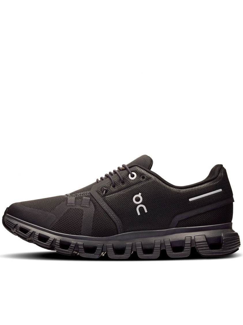 On Black Cloud 6 Breathable Mesh Running Sneakers