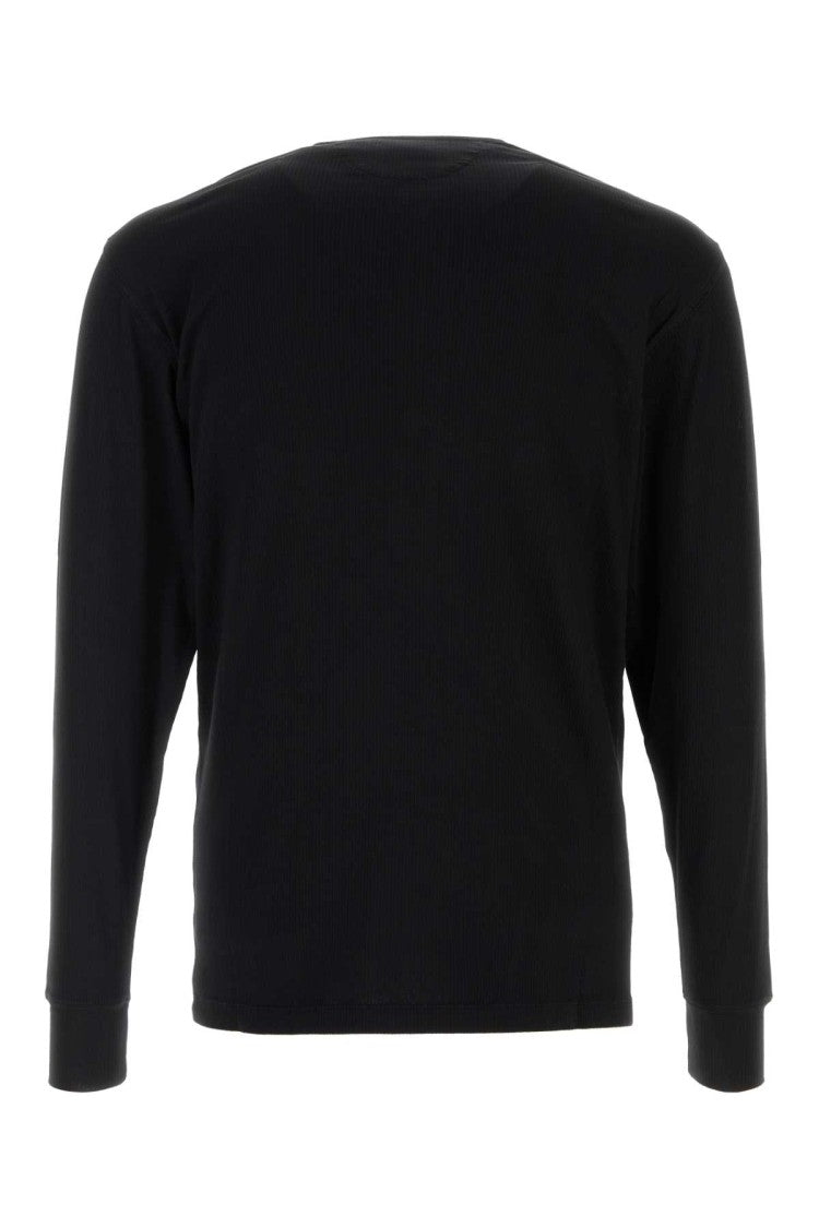 Tom Ford Black Stretch Cotton T-Shirt