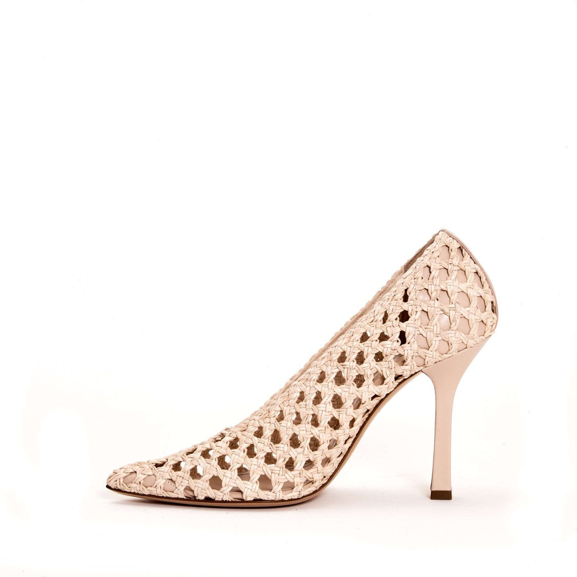 Casadei Shoe With Sabbai Braided Leather Heel