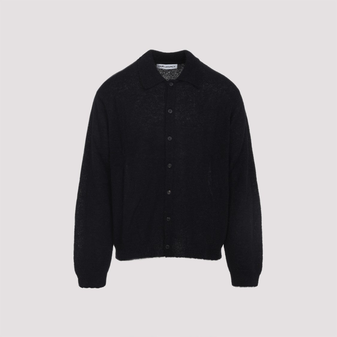 Our Legacy Evening Black Alpaca Polo