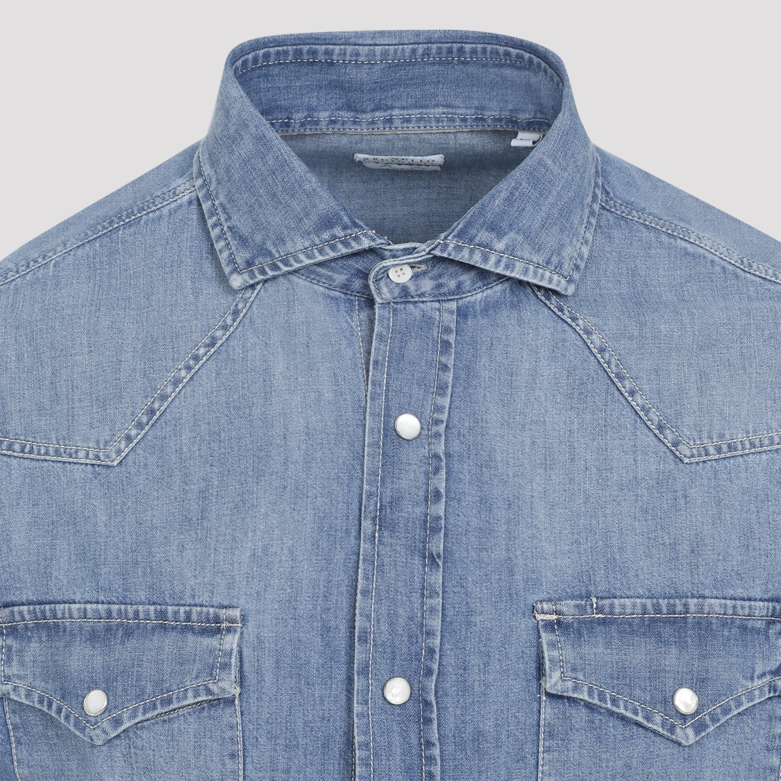 Brunello Cucinelli Medium Denim Shirt