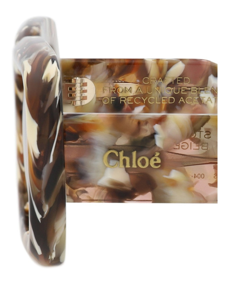 Chloé Square-Frame Recycled Acetate Sunglasses