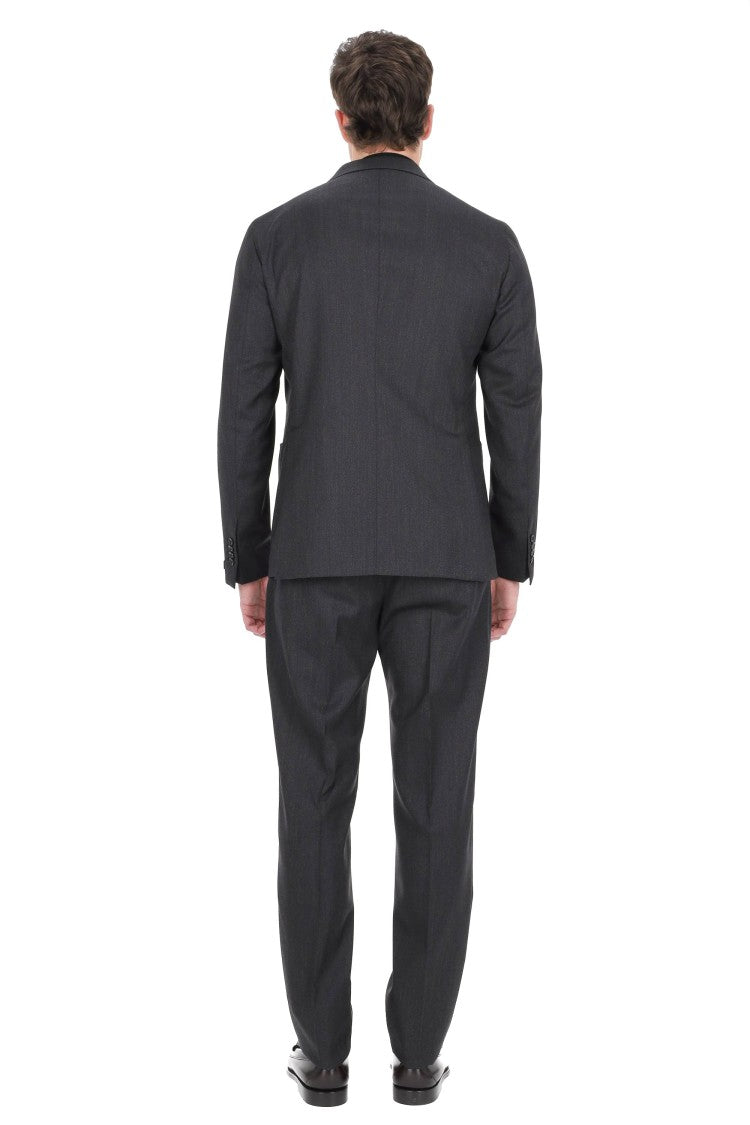 Tagliatore Montecarlo Line Super 110'S Virgin Wool Resca Dress