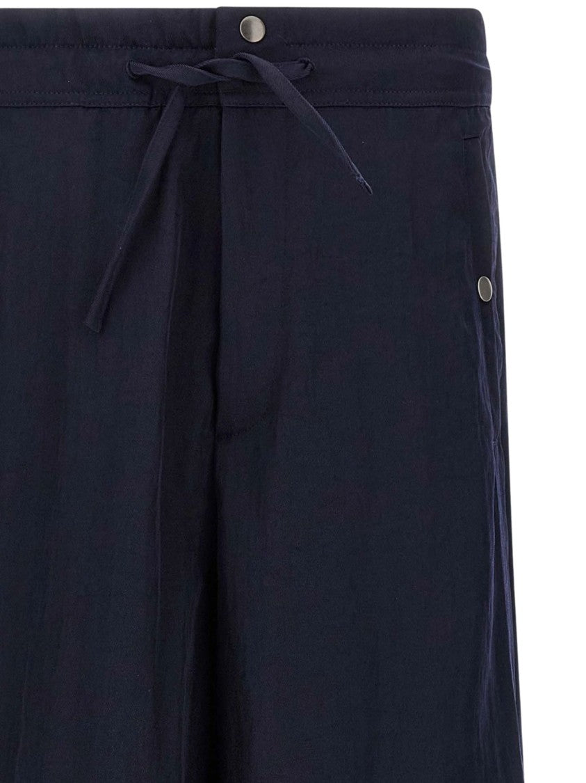 Dries Van Noten Blue Prima Wide-Leg Pants