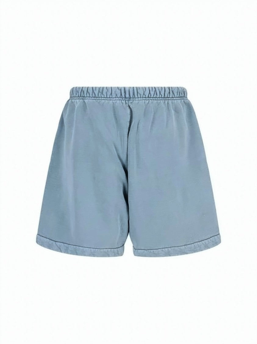 Fear Of God Relaxed Fit Blue Cotton Shorts