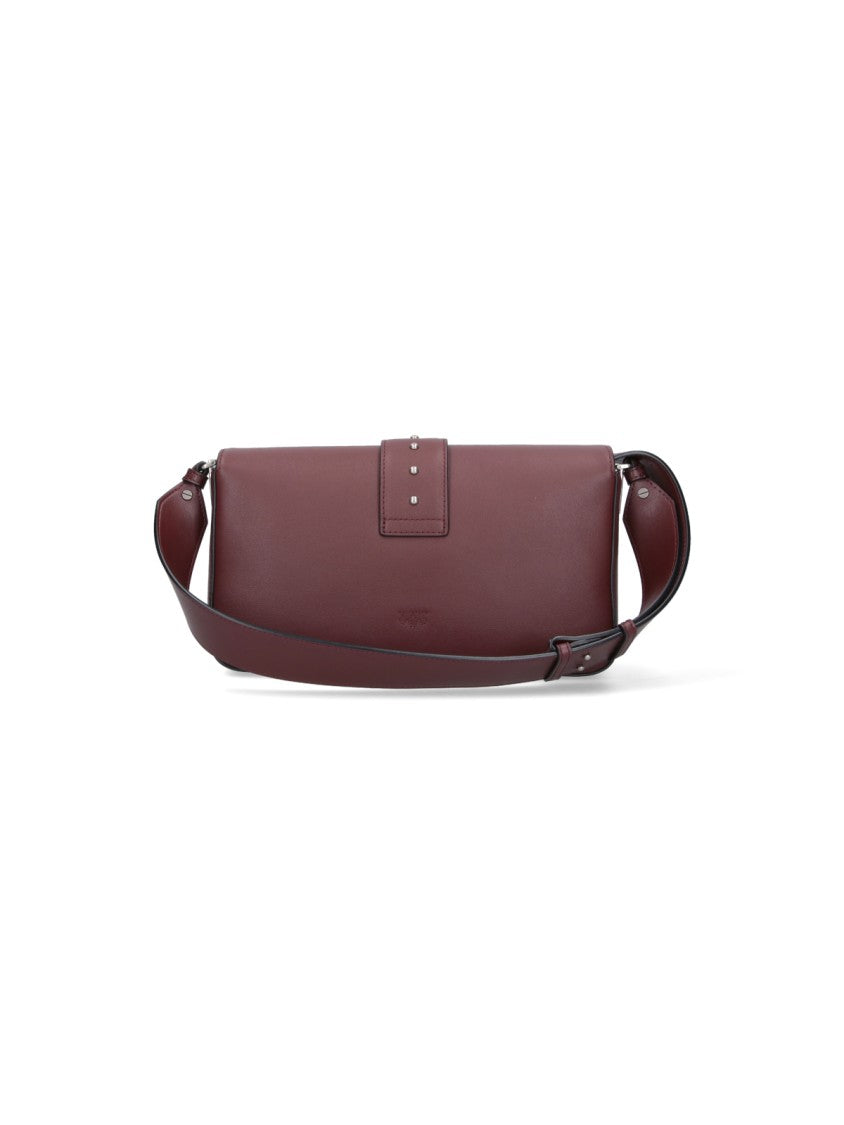 Pinko Vibrant Red Handbag With Structured Silhouette