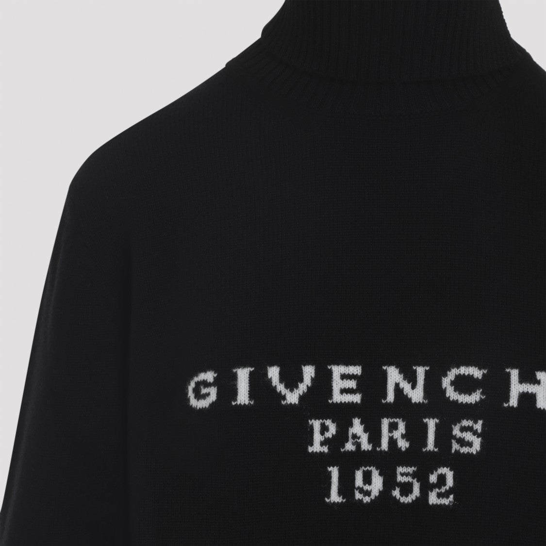 Givenchy Ribbed Black Turtleneck Sweater