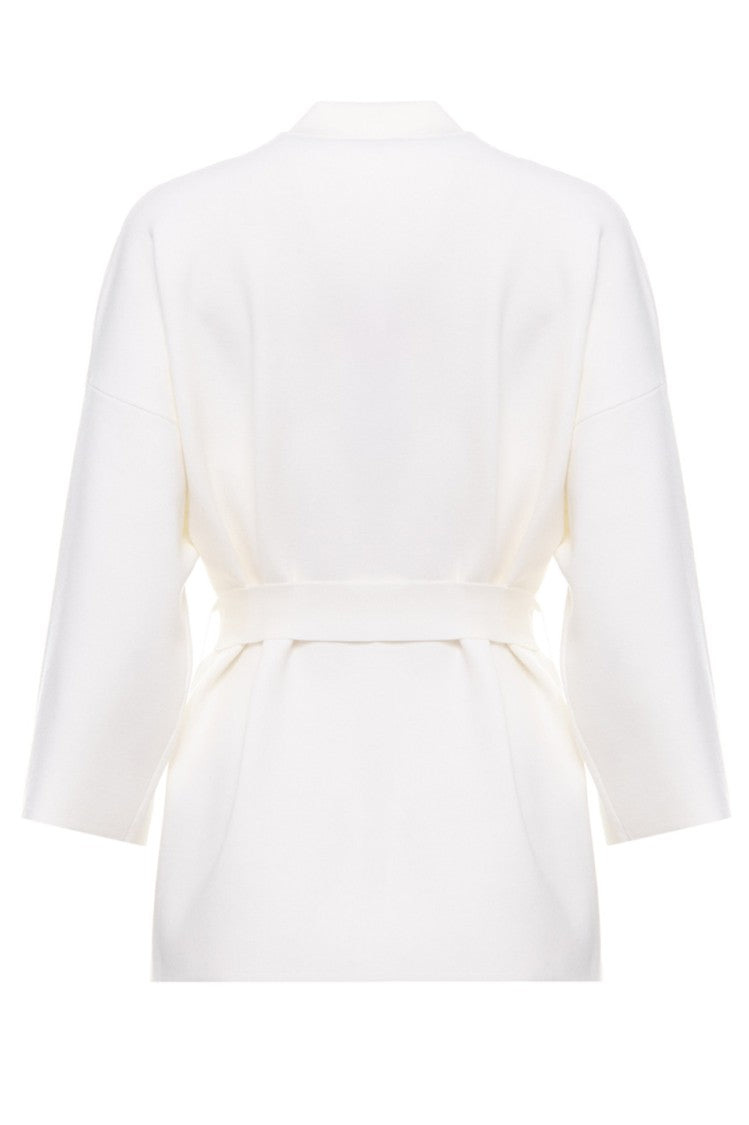 Max Mara White Cardigan With Relaxed Fit