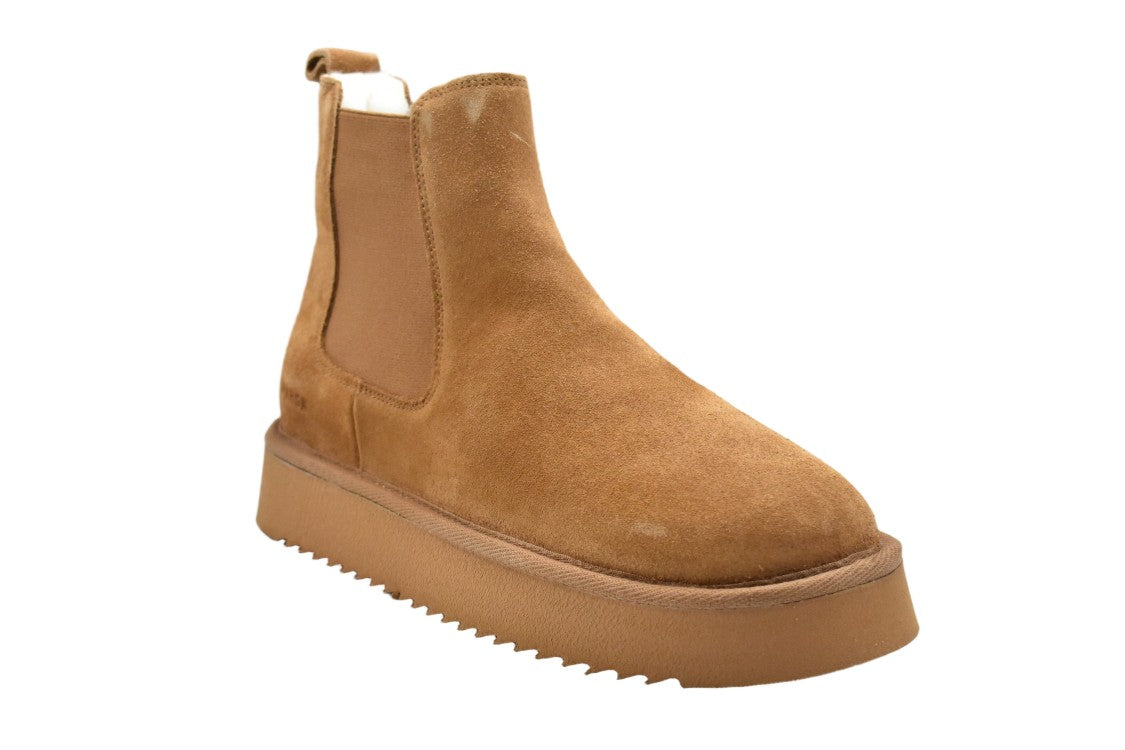 Copenhagen Studios Brandy Suede Platform Ankle Boots